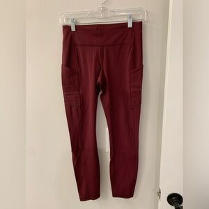 Lululemon Women's Burgundy leggings